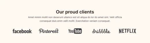 Logo de nos fiers clients sur fond blanc.