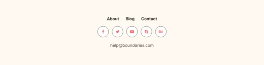 Un écran blanc avec les mots sur le contenu du blog.