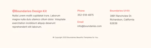 Une carte de visite avec un fond rouge et blanc.