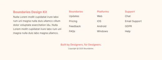 Une image d’un kit de conception pour un site Web.
